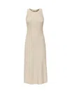 Max Mara Sleeveless Flared Maxi Dress