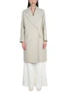 Max Mara Linen And Jersey Duster In Beige