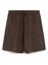 Max Mara Linen And Silk Blend Shorts
