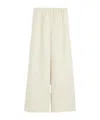 Max Mara Elasticated Palazzo Pants In White