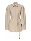 Max Mara Linen And Silk Business Shirt In Sand
