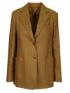Max Mara Single-breasted Linen Blazer