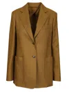 Max Mara Single-breasted Linen Blazer