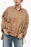 Max Mara Linen Blend Rodeo Shirt With Drawstring