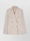 Max Mara Linen Blend Single-breasted Jacket