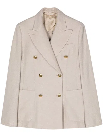 MAX MARA MAX MARA LINEN BLEND SINGLE-BREASTED JACKET