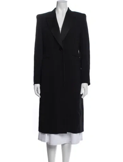 Pre-owned Max Mara Linen Coat In Blue