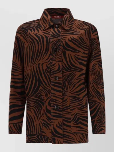 Max Mara Linen Cotton Fitted Jacket