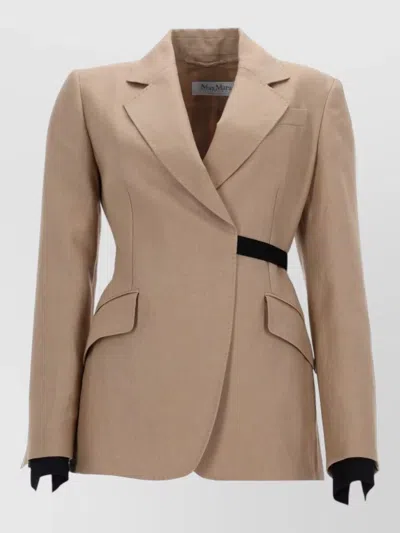 Max Mara Linen Double-breasted Blazer