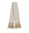 Max Mara Linen Fringed Scarf