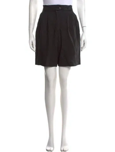 Pre-owned Max Mara Linen Knee-length Shorts In Blue