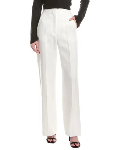 Max Mara Linen Pant In White