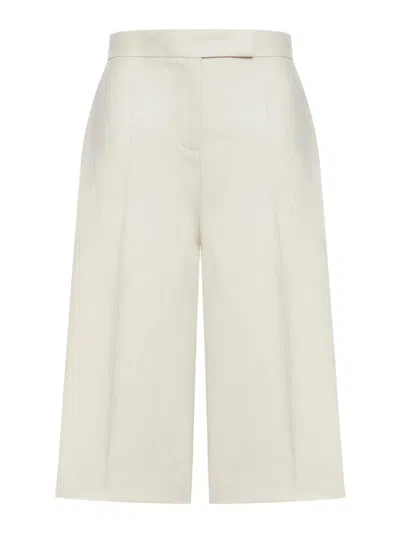 Max Mara Bermudas Bermuda Shorts In Neutral