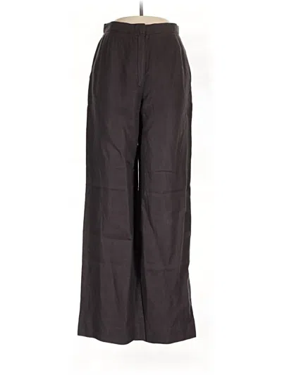 Pre-owned Max Mara Linen Pants In Tan