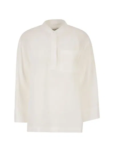 Max Mara Linen Shirt In White