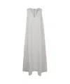 Max Mara Women's Simeone Linen Sleevesless Dress In White
