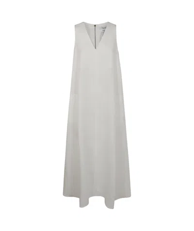 MAX MARA MAX MARA V-NECK SLEEVELESS DRESS