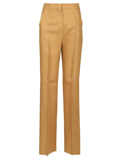 Max Mara Linen Trousers Beige