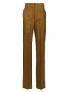 Max Mara Linen Trousers Green