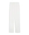 Max Mara Linen Trousers In White
