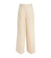 MAX MARA LINEN WIDE-FIT TROUSERS