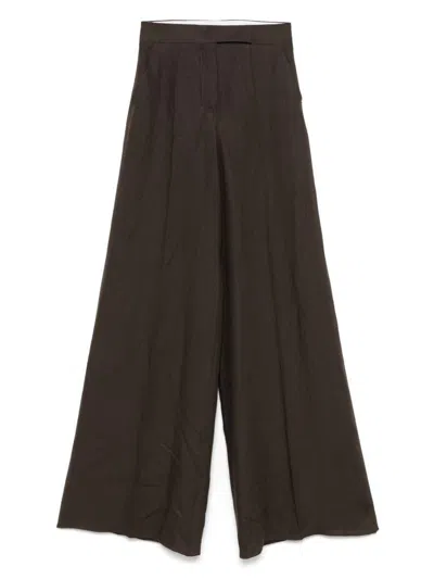 MAX MARA MAX MARA LINEN WIDE-LEG TROUSERS