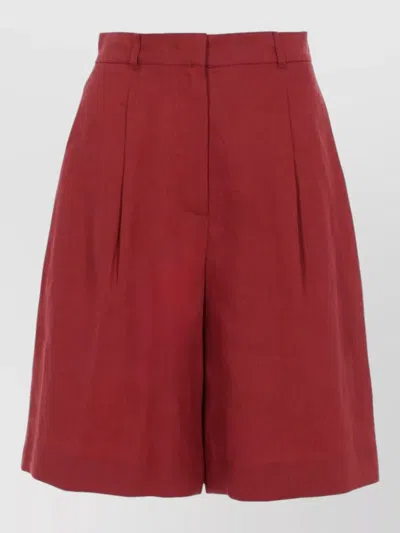 Max Mara Linen Wide-leg Shorts