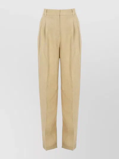 Max Mara Linen Wide-leg Suit Trousers