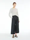 Max Mara Linen Yarn Jumper In Ecru