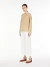 Max Mara Linen Yarn Sweater In Colonial