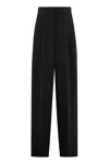 Max Mara Navigli Viscose Blend Trouser With Sequins