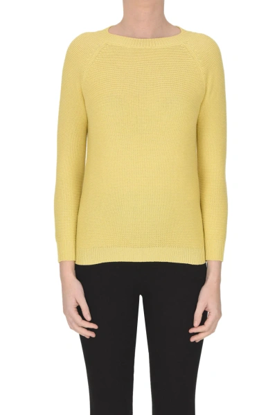 Max Mara Linz Pullover In Yellow