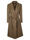Max Mara Esturia Coat In Brown