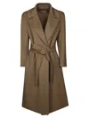 Max Mara Esturia Coat In Brown
