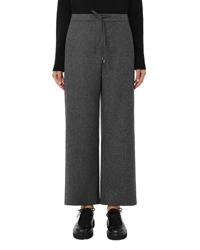 Max Mara Livio Black Wool Cashmere Pants