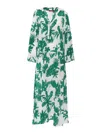 Max Mara Studio Livrea Printed Silk Dress