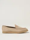 Max Mara Suede Loafers In Neutral
