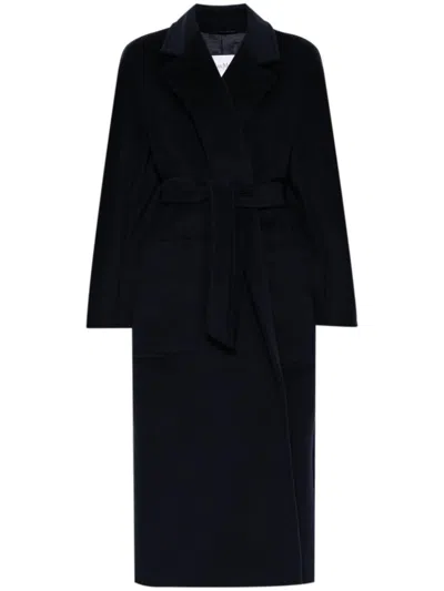 Max Mara Locri Coat In Blue