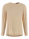 Max Mara Lodi Shirt And Blouse Beige In Neutral