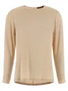 Max Mara Lodi Shirt And Blouse Beige In Neutral