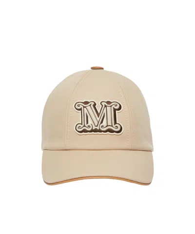 MAX MARA MAX MARA LOGO EMBROIDERED BASEBALL CAP