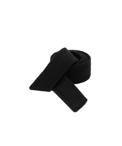 Max Mara Logo Belt In Black