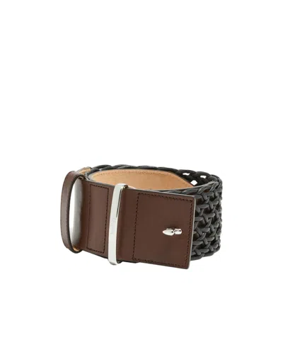 Max Mara Logo Belt In Black
