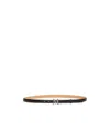 Max Mara Logo Belt In Black