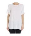 Max Mara Logo Blouse In White