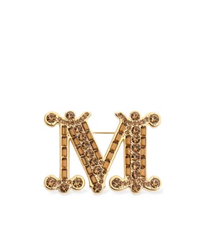 Max Mara Logo Brooch