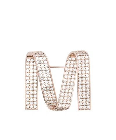 MAX MARA LOGO BROOCH