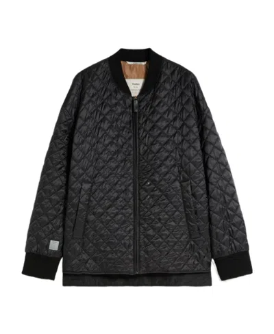 Max Mara Logo Casual Jacket In Black