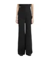 Max Mara Logo Casual Pants In Black