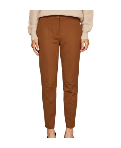 Max Mara Logo Casual Pants In Brown